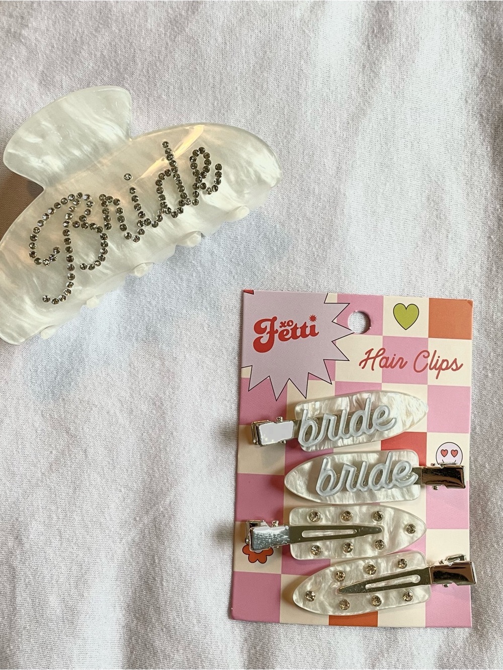 Bride Hair Accessories - Claw Clip and Hair Clip